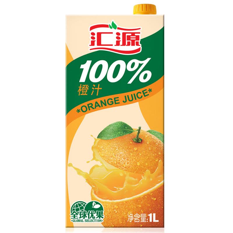 现货新日期汇源果汁100%纯果汁 橙汁饮料1L*6盒便携礼盒图片