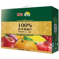 汇源果汁1L果蔬汁早啊100%复合果蔬汁1LX4盒礼盒果蔬汁饮料