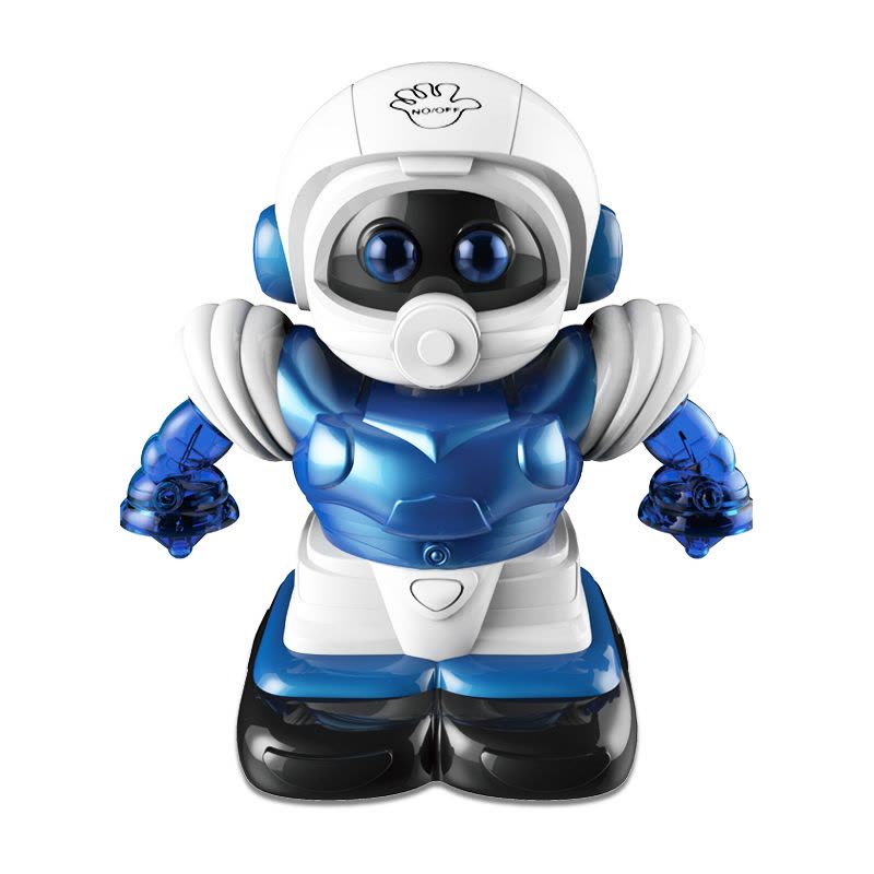 佳奇JIA QI 佳奇遥控机器人迷你罗本艾特语音智能高科技跳舞男孩女孩玩具礼物 TT336蓝白色图片