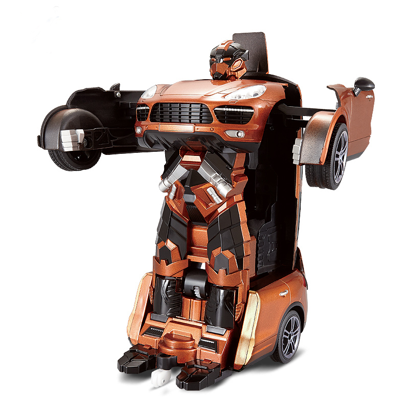 佳奇JIA QI变形汽车人-遥控变形玩具一键变形电动 充电型车模玩具 TT664
