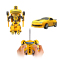 佳奇JIA QI超变金刚-皇蜂战神 一键变形电动 充电型车模玩具 TT661大黄蜂变形金刚
