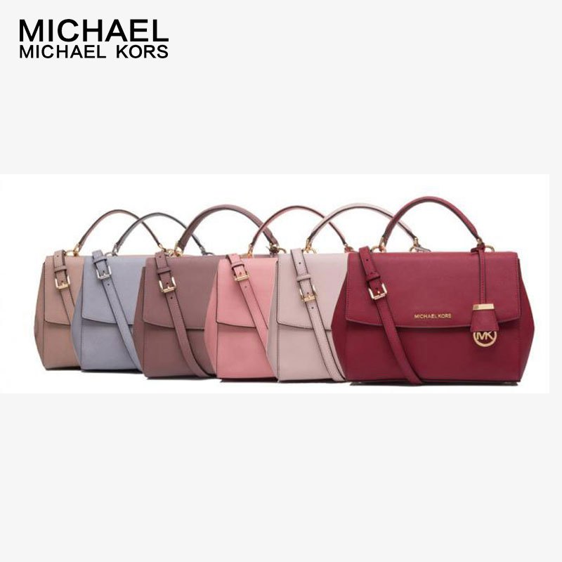 迈克·科尔斯(MICHAEL KORS) MK女包 欧美时尚剑桥包 中号 牛皮 手提包 斜挎包 女 30T5GAVS3L