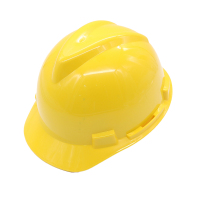 卡兰达BD7TA123104R2A PE安全帽V型不透气孔(计价单位:顶)黄色