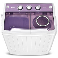 TCL XPB30-Q200S 3.0公斤 双桶迷你洗衣机半自动 家用双缸洗衣机 小洗衣机洗脱两用