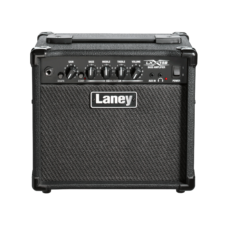Laney英国兰尼 LX15电吉他音箱民谣音箱音响带失真新款LX15黑色（双喇叭）【包邮送赠品】