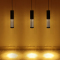 餐厅灯吧台咖啡厅前台北欧现代创意个性工业简约镂空圆管长筒吊灯