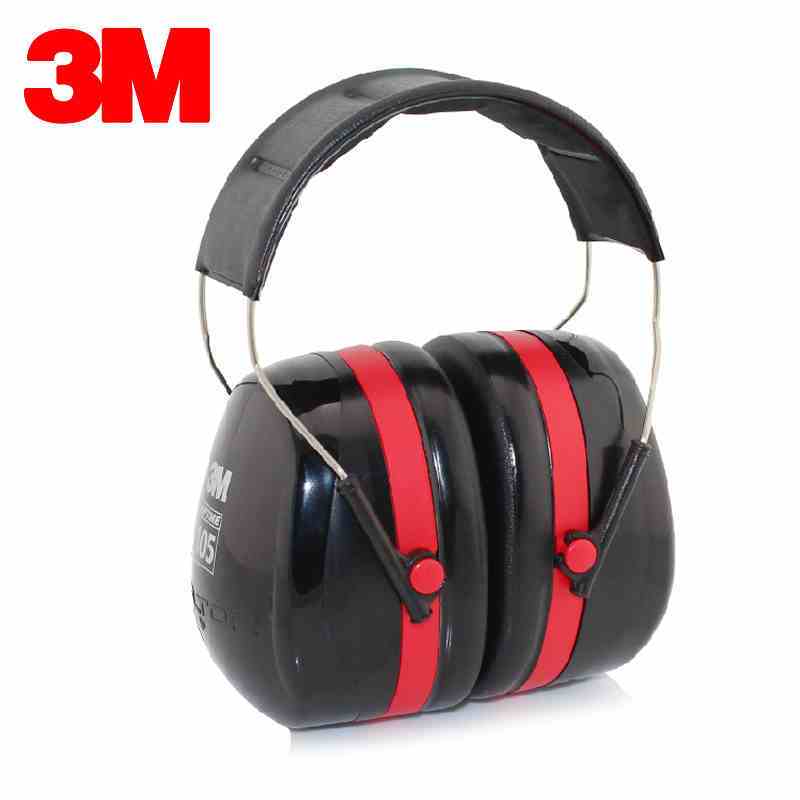 3M H10A隔音耳罩 降噪音耳罩睡觉防噪音耳机睡眠用 学习工业射击工厂防护