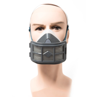 唐丰蓝色硅胶防尘口罩 PM2.5防护口罩 防工业粉尘打磨 防尘肺面具 木工电焊劳保面具