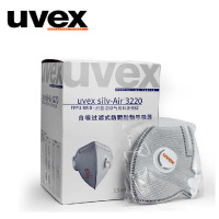 德国UVEX N95活性炭口罩 油烟PM2.5二手烟孕妇防雾霾专用防甲醛女防毒