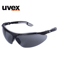 德国UVEX骑行防护眼镜男士驾驶偏光太阳镜司机开车黑灰墨镜防尘防风沙眼镜佩戴