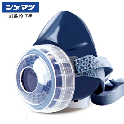 日本重松原装进口单罐防尘口罩防电焊烟尘可水洗滤芯单罐面具 DR76DSU2K-单罐防尘