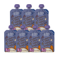 Ella's Kitchen 进口婴儿宝宝营养零食辅食 梨蓝莓酸奶泥100g/袋*7 有效期至23年4月