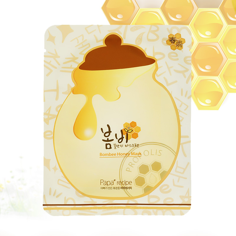 韩国春雨papa recipe蜂蜜面膜 控油保湿补水白皙 春雨面膜25g*10片