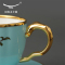 Auratic国瓷永丰源夫人瓷 陶瓷咖啡杯套装 17头咖啡套装家用陶瓷手工描金