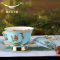 Auratic国瓷永丰源夫人瓷 7头茶具中国风杯子家用套装茶具陶瓷杯