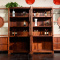 摩纳小镇 新中式红木书柜 现代新中式书房家具储物柜展示柜 刺猬紫檀木实木酒柜