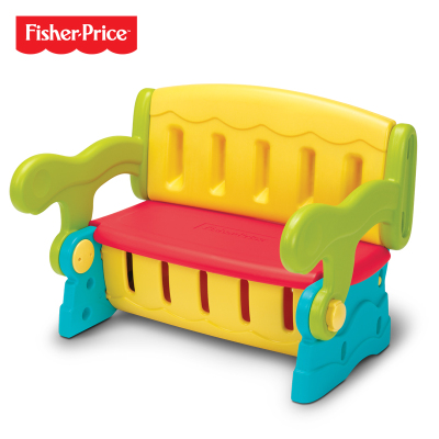 费雪学习桌储物椅多功能儿童家具宝宝储物箱餐椅小椅子