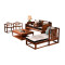 龙森家具 新中式红木沙发 刺猬紫檀实木罗汉床 明清古典客厅贵妃椅家具