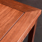 龙森家具 新中式实木红木书桌电脑桌书架组合办公写字台婚房家具