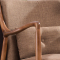 龙森家具北欧沙发椅白蜡木简约休闲椅茶几三件套组合套装实木风家用户外椅阳台午睡懒人椅
