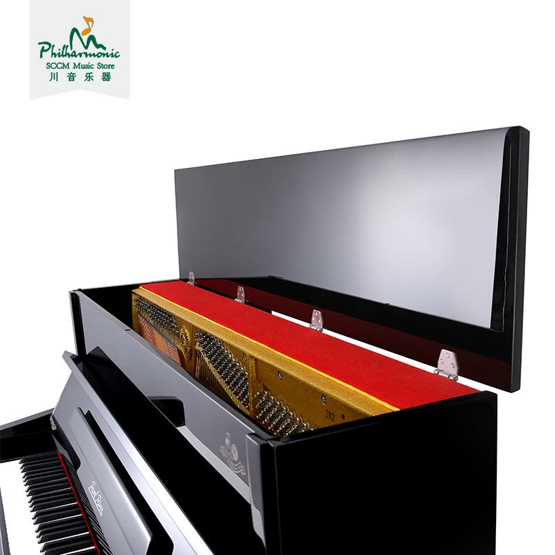 【川音乐器】珠江立式钢琴 JN2 实木音板 122高 全新演奏教学钢琴图片