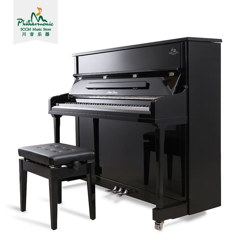 【川音乐器】珠江立式钢琴 JN2 实木音板 122高 全新演奏教学钢琴图片