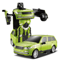 佳奇JIA QI TT651遥控变形路虎-路霸先锋 绿色儿童玩具男 电动玩具 儿童益智礼物 可充电电池
