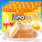 Lipo 奶油鸡蛋面包干300gx3袋 利葡代餐饼干越南进口零食品