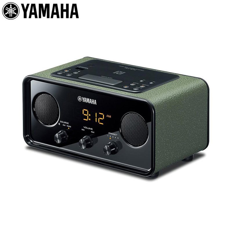 Yamaha/雅马哈 TSX-B72便携蓝牙音箱 FM 音乐闹铃 苹果迷你音响深红色