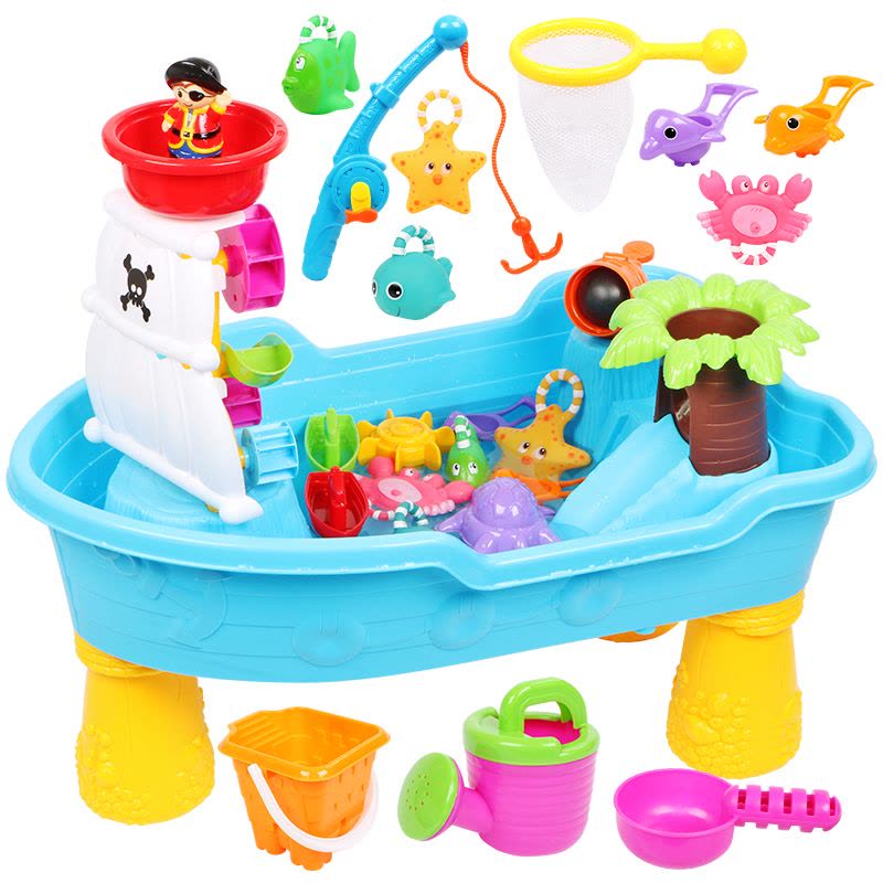 儿童钓鱼玩具戏水鱼泳池套装宝宝洗澡戏水喷水亲子益智游戏钓鱼池玩具图片