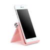 小天手机支架 桌面懒人创意 平板电脑ipad手机座 可折叠调节高度 苹果ipad三星oppo小米vivo通用 粉色