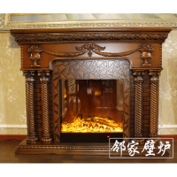 洋子(YangZi)邻家壁炉欧式壁炉装饰柜实木壁炉架LED电壁炉芯仿真火焰
