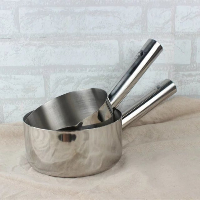 洋子(YangZi)尖嘴水舀水勺304不锈钢水勺厨房水瓢商用家用水壳防漏嘴