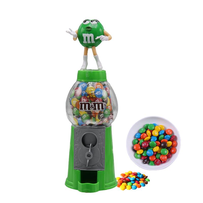 M&M’s 进口 mm豆 糖果巧克力豆 儿童玩具 7寸糖果机 内含26gmm巧克力豆