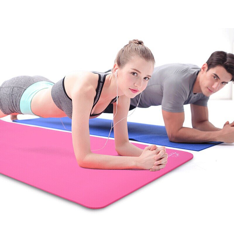 瑜伽垫加厚加宽加长健身垫闪电客防滑男女初学者瑜伽地垫毯