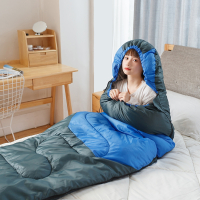 四季可用睡袋单人成人户外冬季加厚闪电客大人露营防寒单人双人室内睡袋