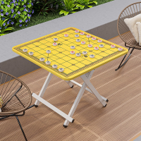 户外折叠桌闪电客餐桌中国象棋棋盘桌小桌子正方型简易家用小户型出租屋
