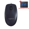 Logitech罗技M90鼠标有线USB台式笔记本电脑光电家用办公电竞游戏有线鼠标