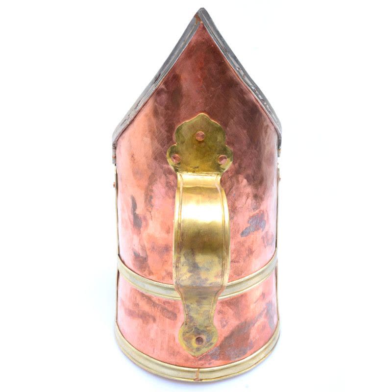 藏式纯手工铜敞口酒壶图片