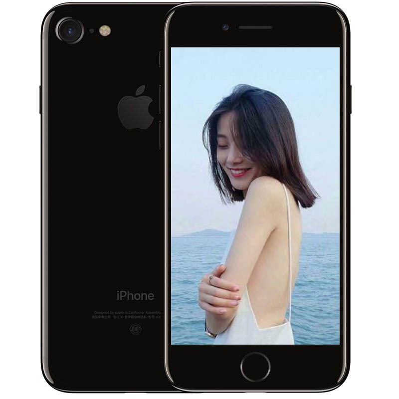 【二手9成新】苹果/Apple iPhone7 亮黑色 128G 全网通4G 苹果手机 国行