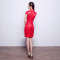 818款敬酒服旗袍2020新款红色短款中国风新娘中式礼服结婚衣服女回门夏-定制款