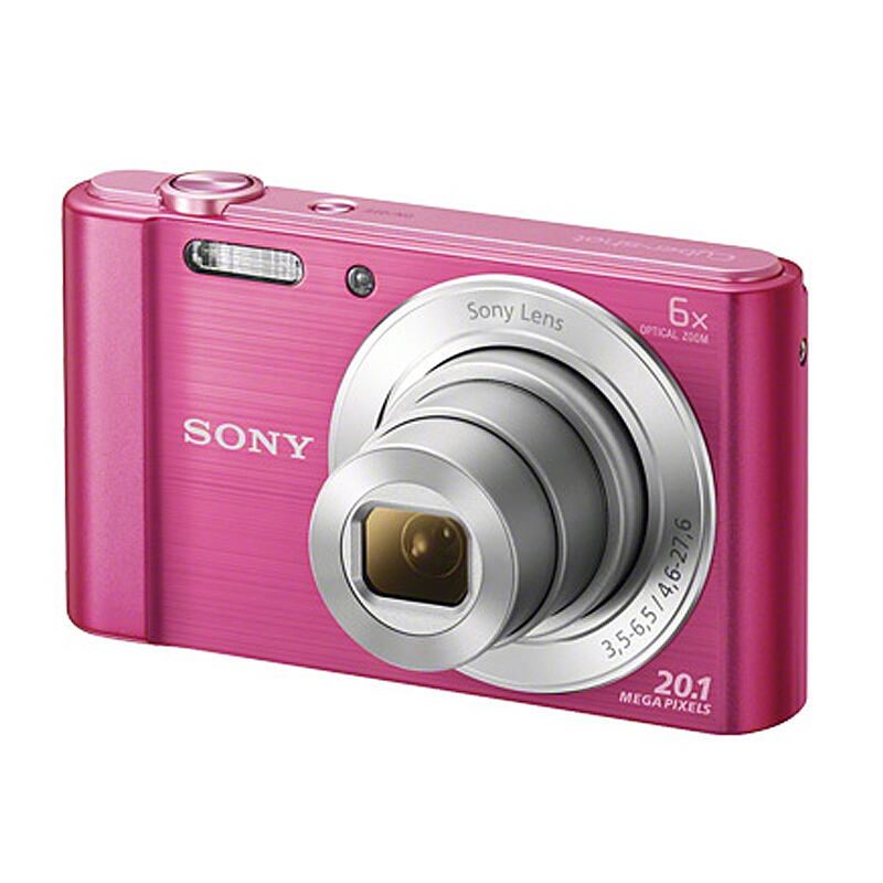 索尼(SONY)数码相机 卡片机 家用相机 DSC-W810粉色 CMOS 锂电池