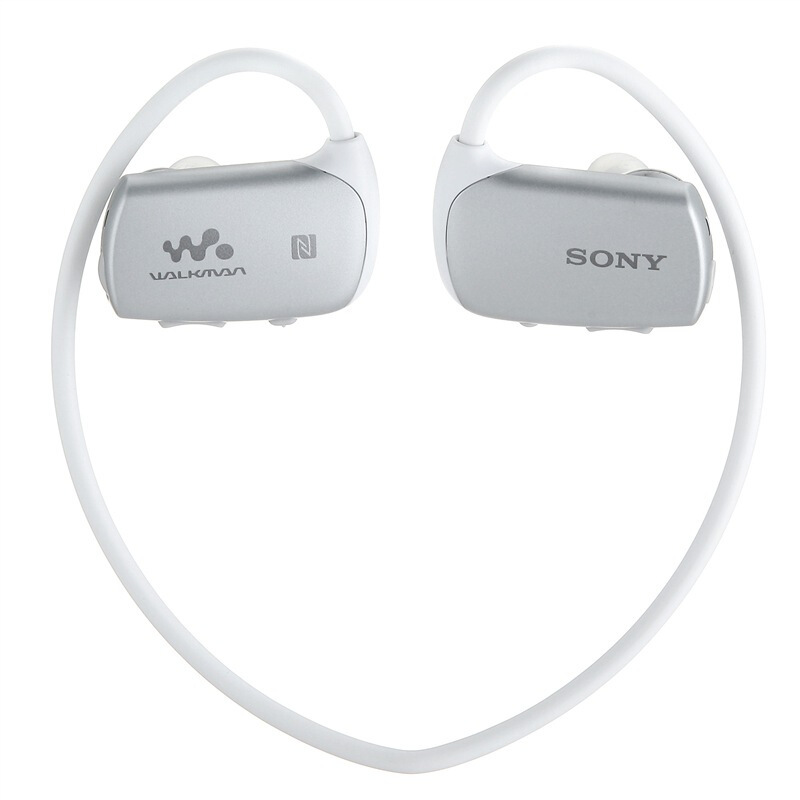 索尼(SONY)可穿戴式运动防水耳机mp3播放器 NWZ-WS615/W 蓝牙智能 16G