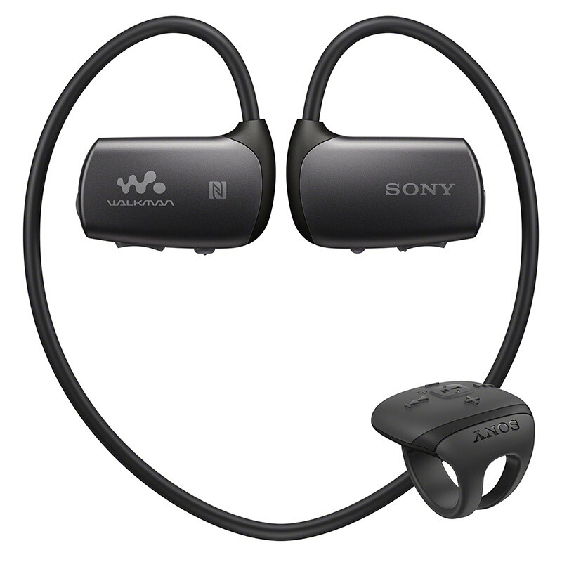 索尼（SONY）可穿戴式运动防水耳机mp3播放器 NWZ-WS615/W 蓝牙智能 16G