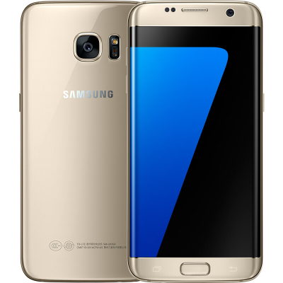三星(SAMSUNG) Galaxy S7 edge(G9350)32GB 铂光金 移动联通4G手机 美版 官换