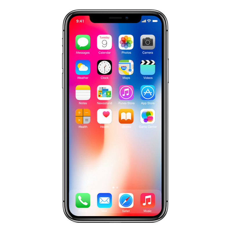 苹果(Apple) iPhone X 深空灰 64GB 移动联通4G手机 全面屏 Face ID无线充电 面部解锁 港版