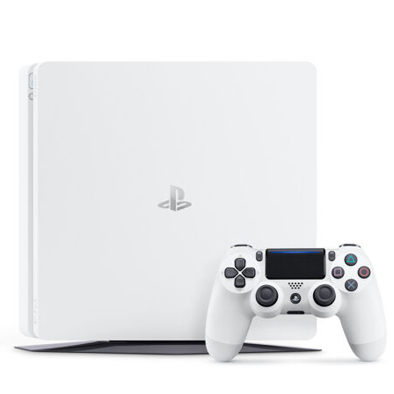 索尼(SONY)PS4 Slim主机 手柄家用体感游戏机 500G 白色