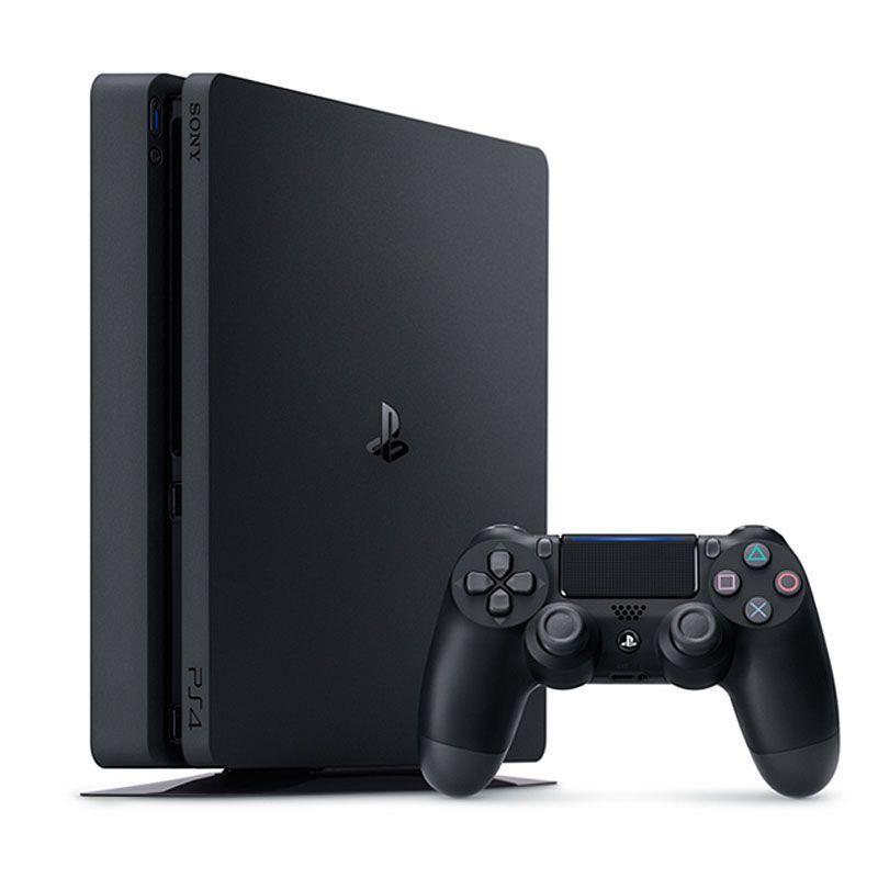 索尼(SONY)PlayStation VR眼镜 +GTA5+PS4 Slim 500g 主机 手柄家用体感游戏机 黑色