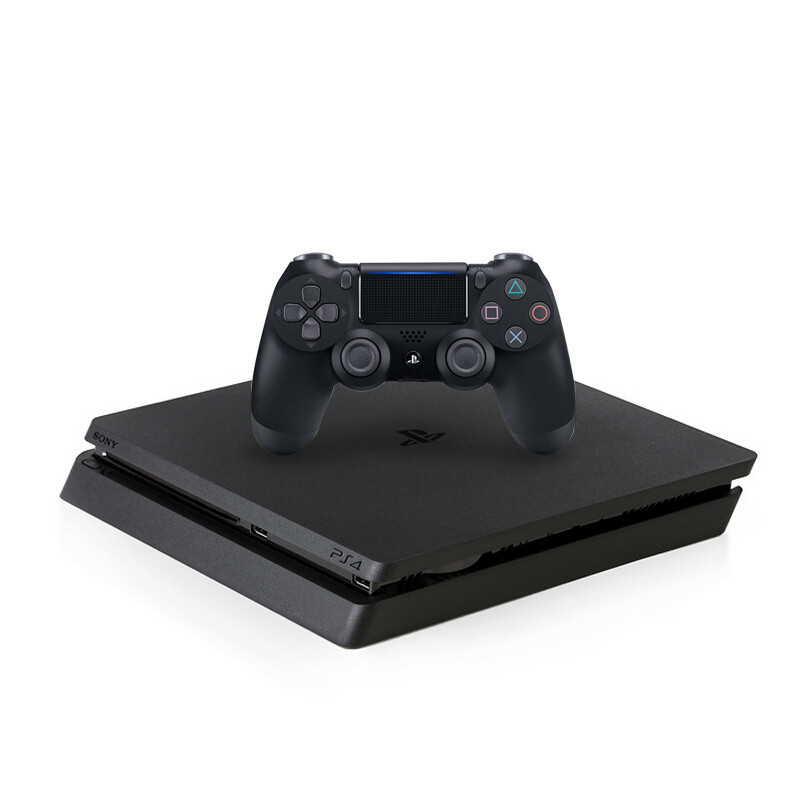 索尼（SONY） PS4港版游戏主机 ps4 slim娱乐游戏机 黑色 500G+《美国末日》港版中文 组合版