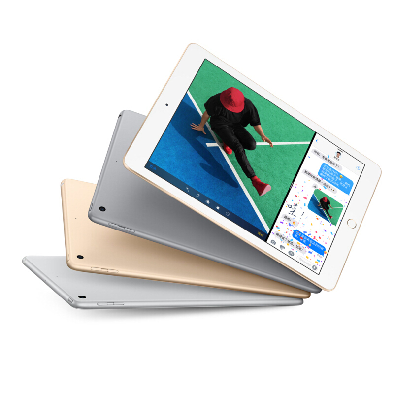 Apple ipad 平板电脑 9.7英寸(128G WLAN版/A9 芯片/Retina显示屏)银色